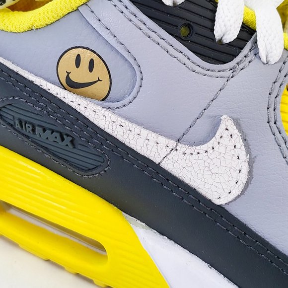 Nike Air Max 90 LTR (GS) Women's Sneaker Shoe Limited Edition Grey DQ0570-001 - Picture 13 of 16